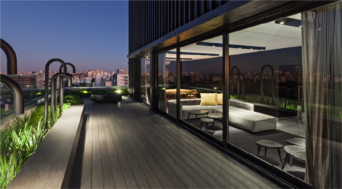 Deck WPC Silver - Park Bamboo 1