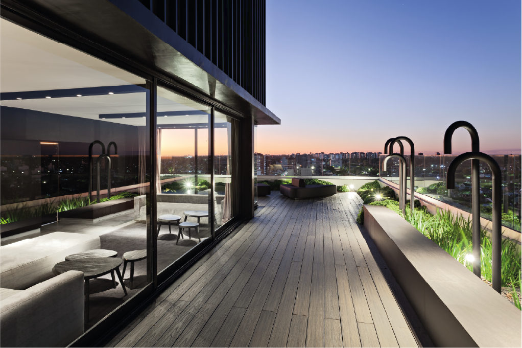 Deck WPC Silver - Park Bamboo 3