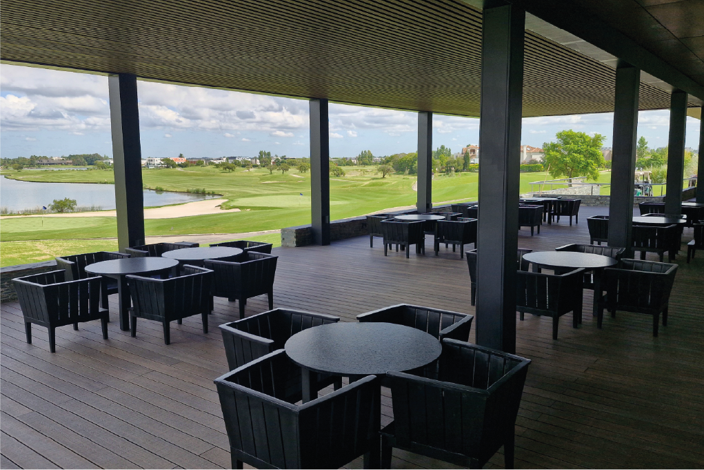 Deck WPC Brown - Club House Nordelta 2